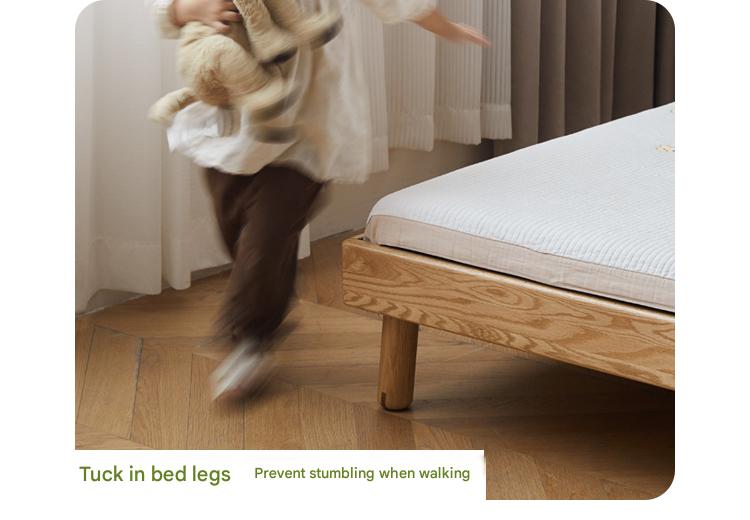 Oak solid wood Cute dog bed<