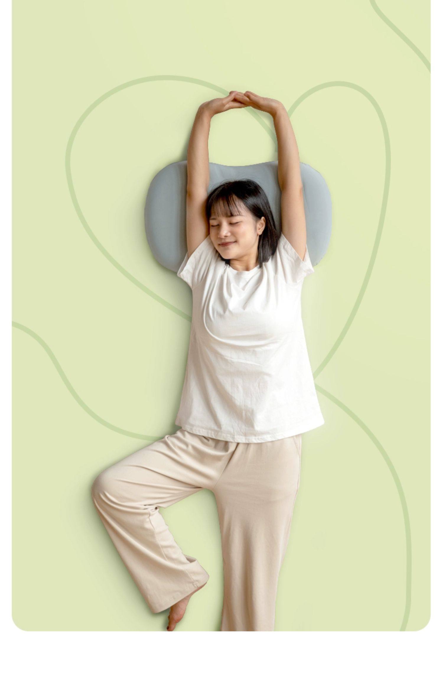 Thai Natural Latex Pillow with Neck Support and Breathable Comfort