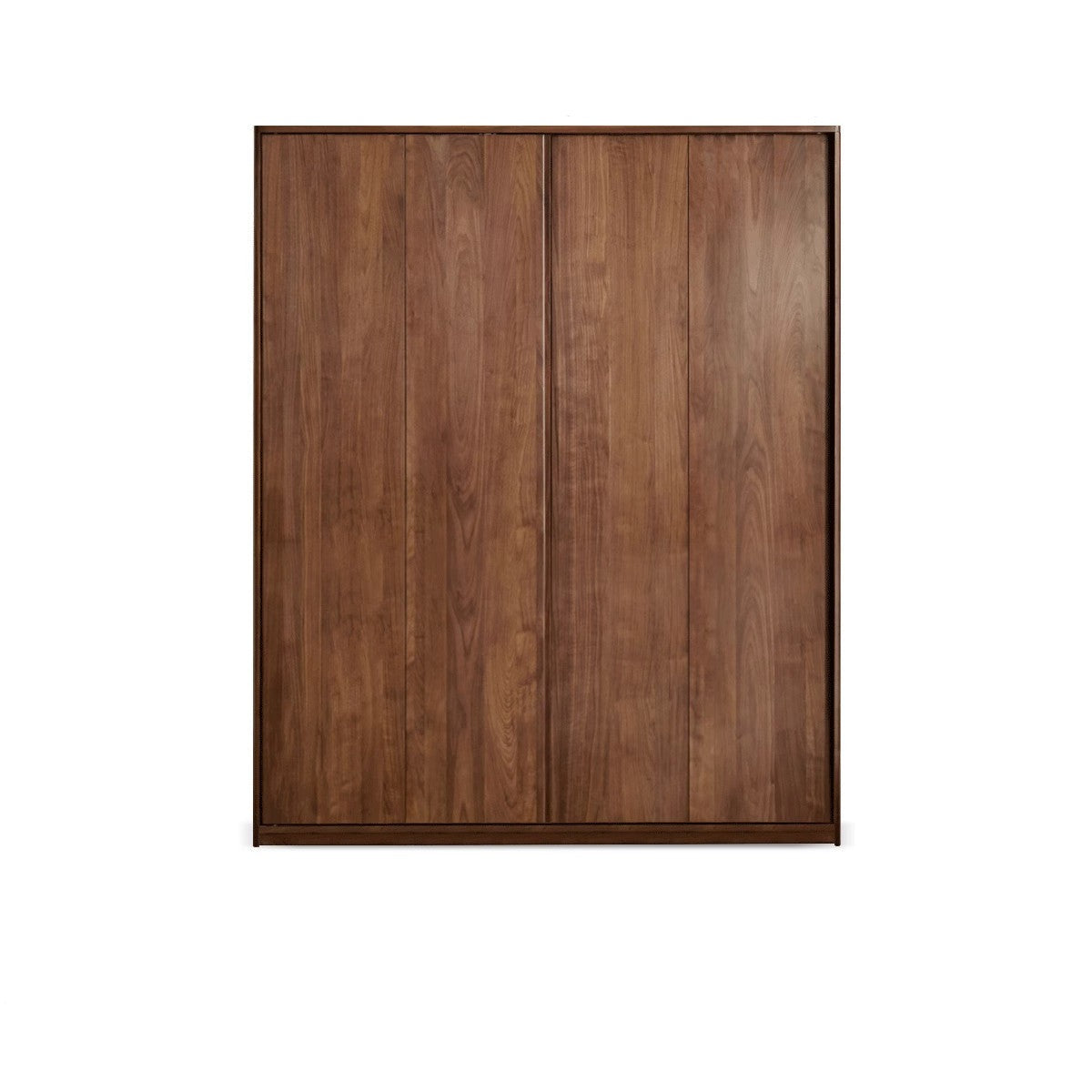 Black Walnut, Sandalwood Sliding Door Wardrobe.