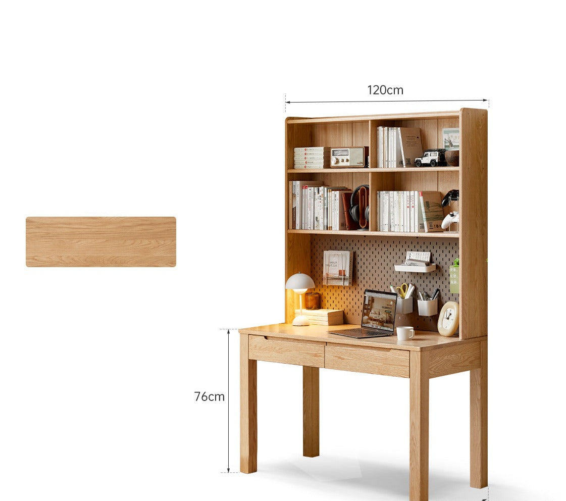 Oak, Beech Solid Wood Office Desk