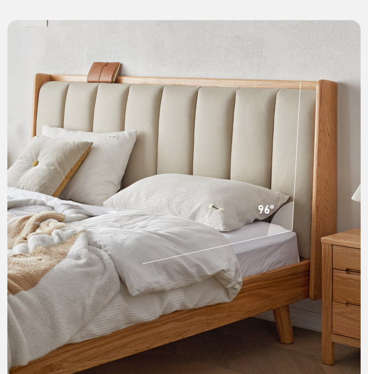 Oak, Ash Solid Wood Technology Cloth Harp Bed