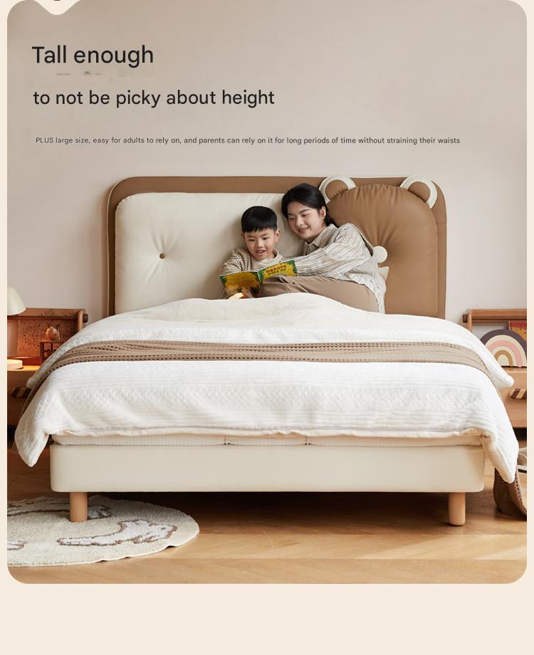 Organic Leather Children's Soft Bag Boy and Girl Bed