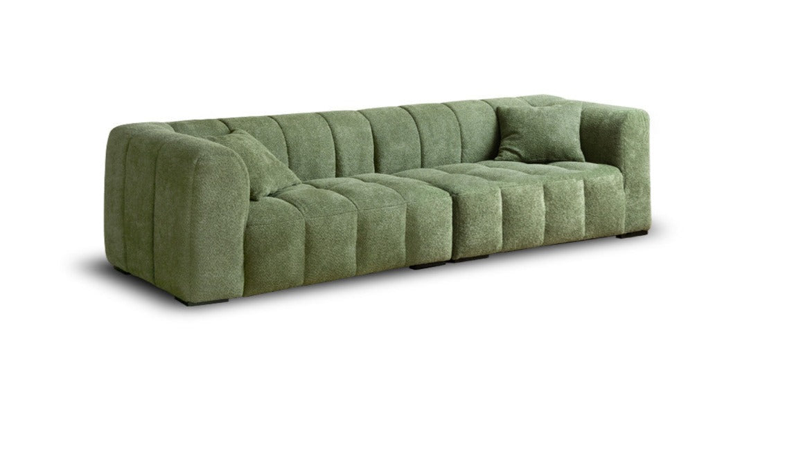 Lamb Fleece Fabric Sofa.