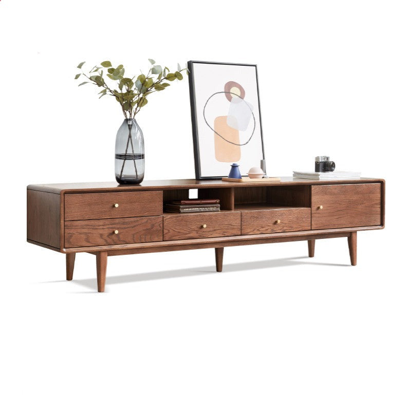 Oak Solid Wood Nordic Modern TV Stand
