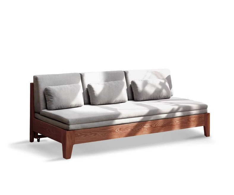 Sleeper sofa Oak solid wood+