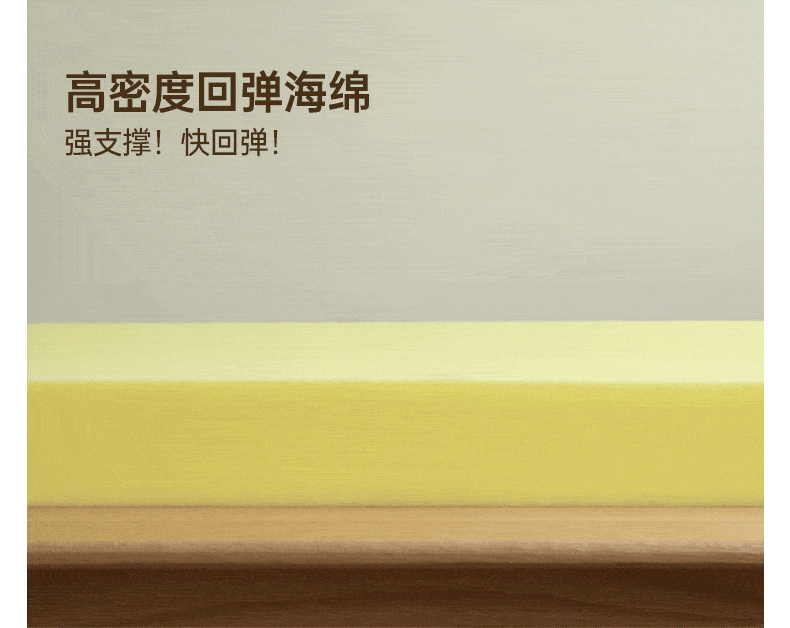 Oak solid Wood Technology Cloth Modern and Simple Bed