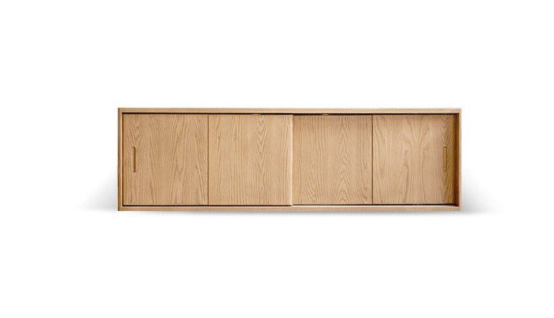 Oak, Ash Solid Wood Wardrobe Sliding Door.
