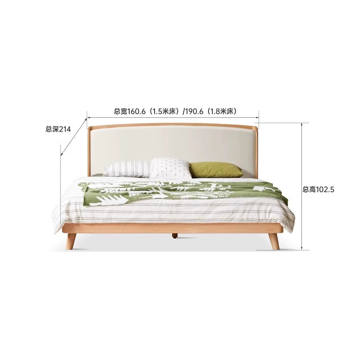 Teak, Black Walnut, Oak Solid Wood First Layer Yellow Cowhide Leather,Technical Cloth