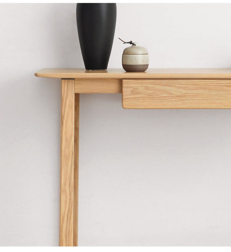 Ash solid wood porch table modern"
