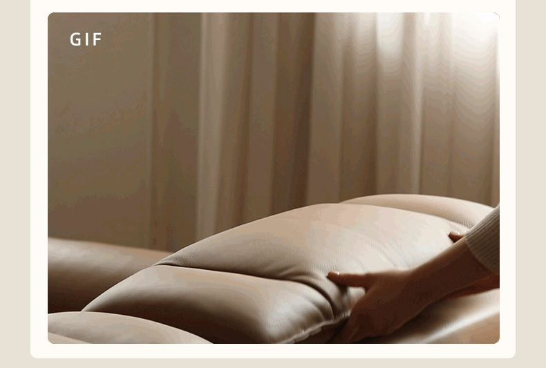 Electric Sofa Genuine Leather zero wall italian light luxury