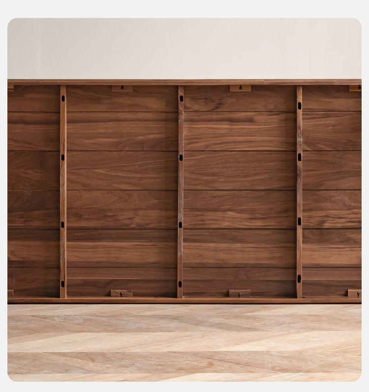 Black Walnut, Ash, Red Oak, Sandalwood Solid Wood Large Dining Table