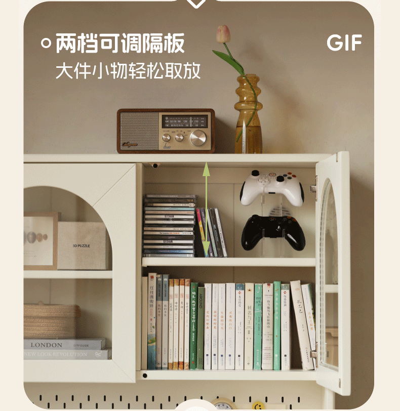 Solid RubberWood Wood Desk Bookshelf Integrated Study Table