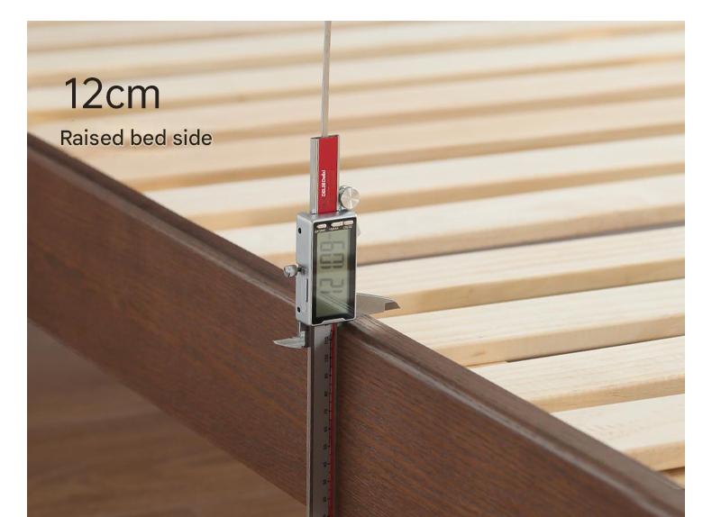 Oak Solid Wood Modern Simple Luminous Bed