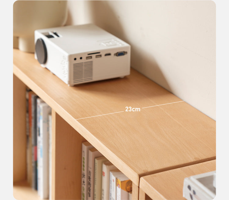 Beech, Oak Solid Wood Bookshelf Bookcase Free Combination