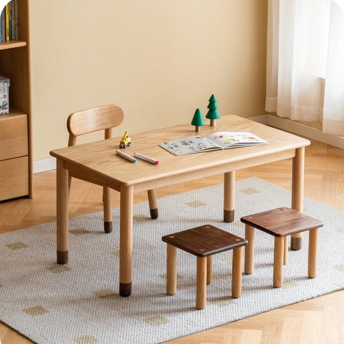 Oak Solid Wood Handmade Children's StudyTable