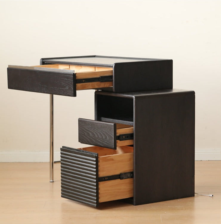 Oak Solid Wood Telescopic Dressing Table.