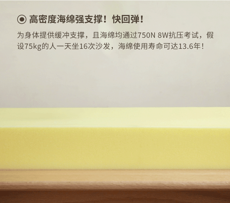 Black Walnut, Ash Solid Wood Leather High Back Sofa,