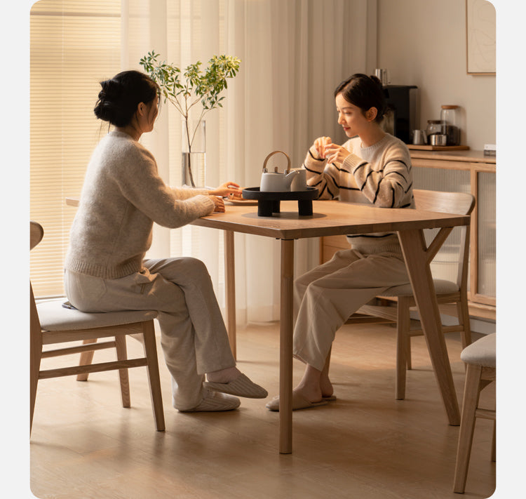 Ash Solid Wood Creative Dining Table