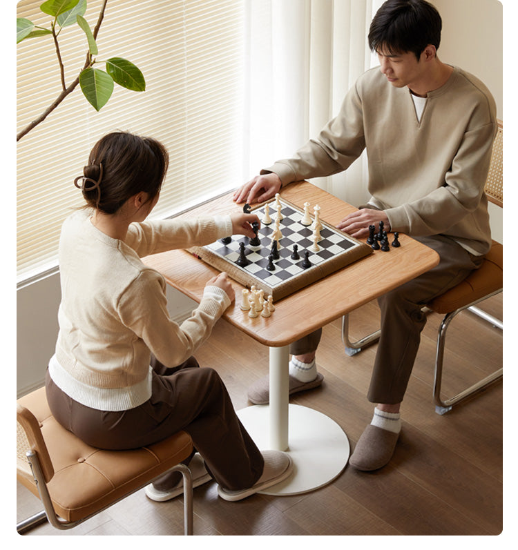 Oak Solid Wood Lifting Side Table