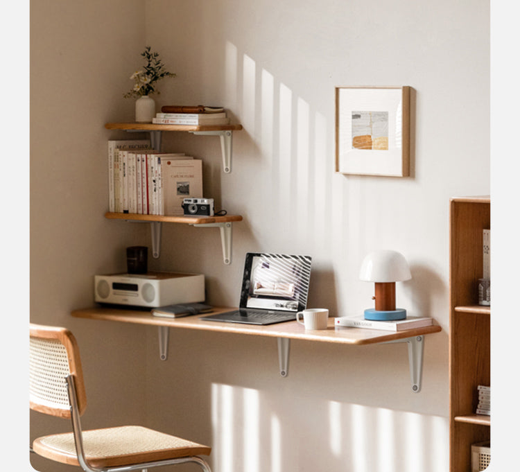 Oak Solid wood wall-mounted Makeup table Writing desk "