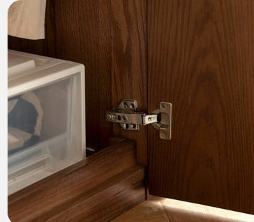 Oak Solid Wood Modern Wardrobe.