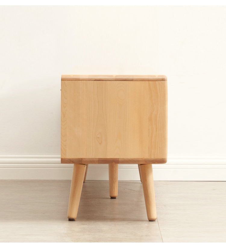 Beech Solid Wood TV Cabinet Forest-Style.