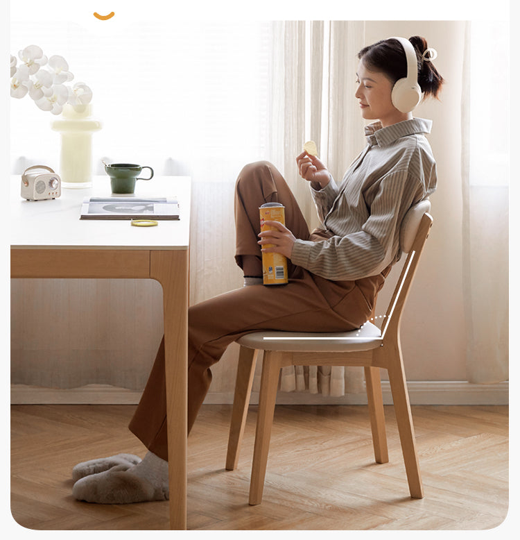 Beech Solid Wood Dining Soft Padded Butterfly Chair 4pcs