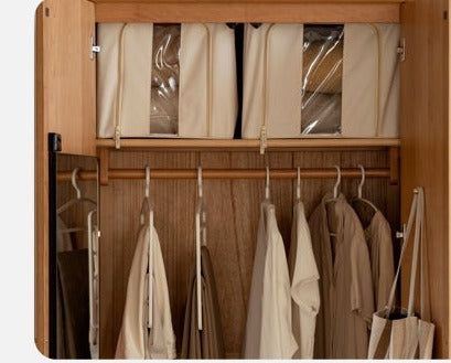 Cherry, Oak Solid Wood Fascinating Wardrobe.