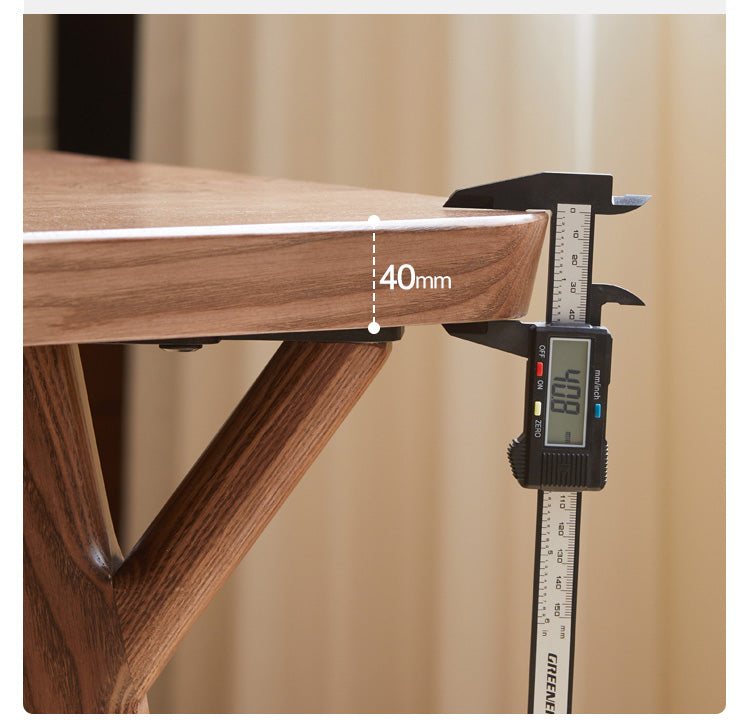 Ash Solid Wood Rectangular Dining Table