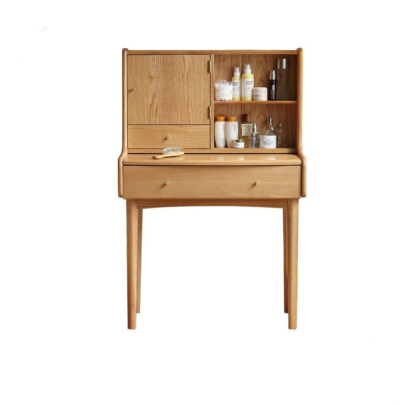 Oak Solid Wood Nordic Dressing Table.