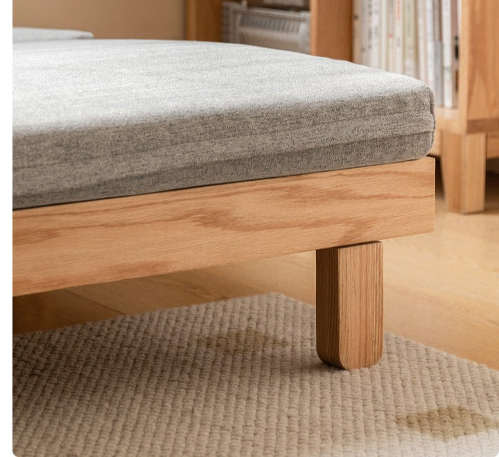 Oak, Beech Solid Wood Sofa Bed.