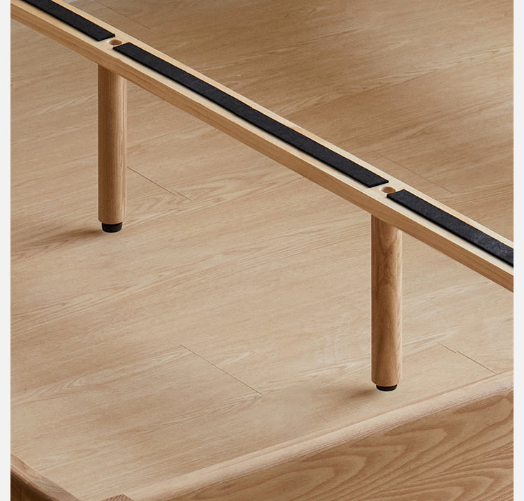 Ash Solid Wood With Socket Bed