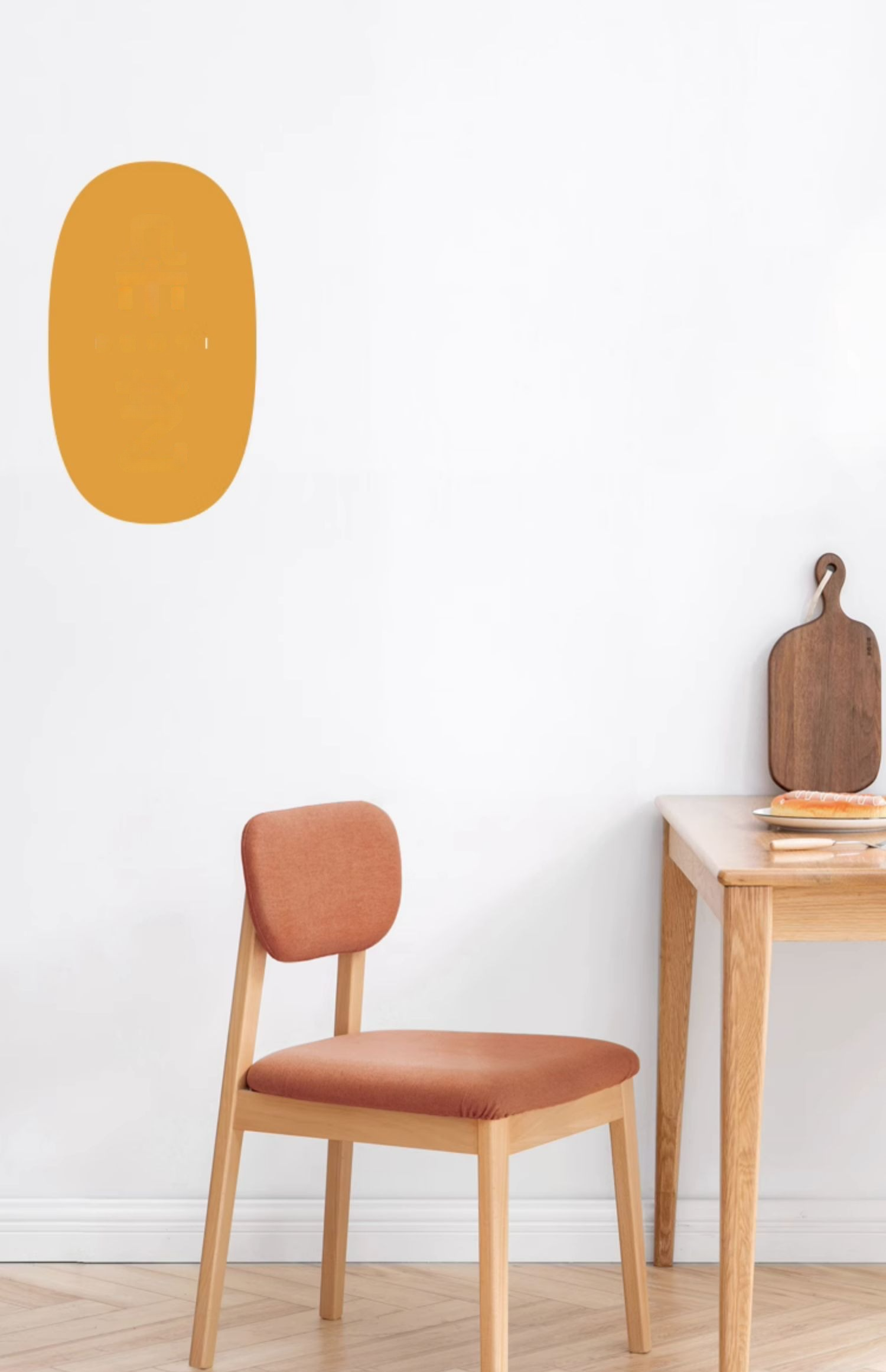 Beech Solid Wood Chair Modern 4 pcs