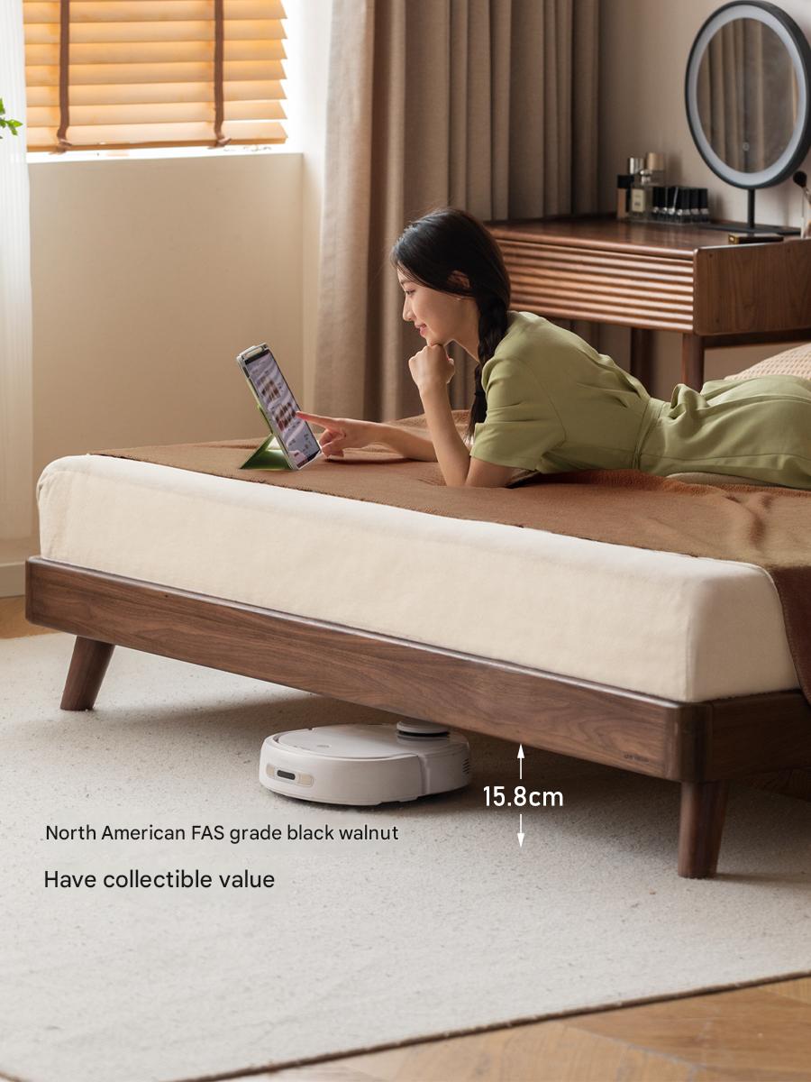 Sandalwood , Black Walnut, Oak Solid Wood First Layer Yellow Cowhide Leather,Technical Cloth