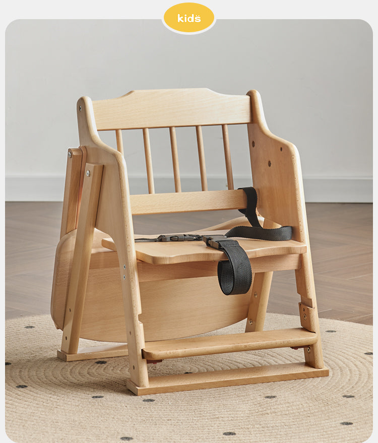Beech solid wood baby lifting dining chair"+