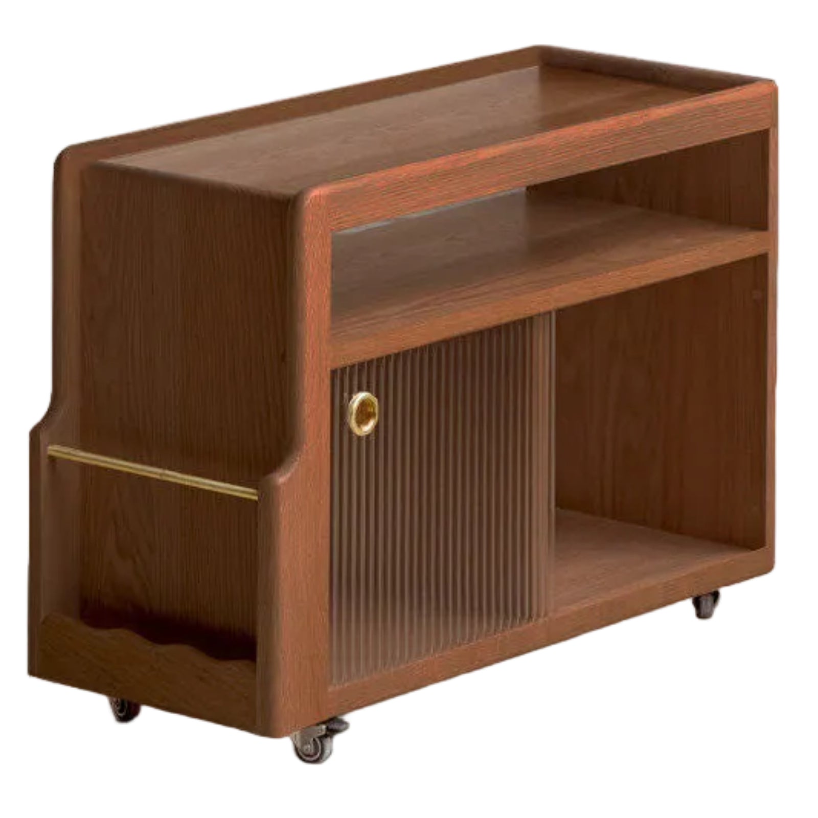 Oak, Poplar, Black Walnut Solid Wood Ancient Style Side Table