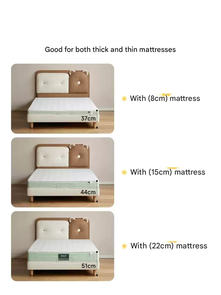 Organic Leather Children's Soft Bag Boy and Girl Bed