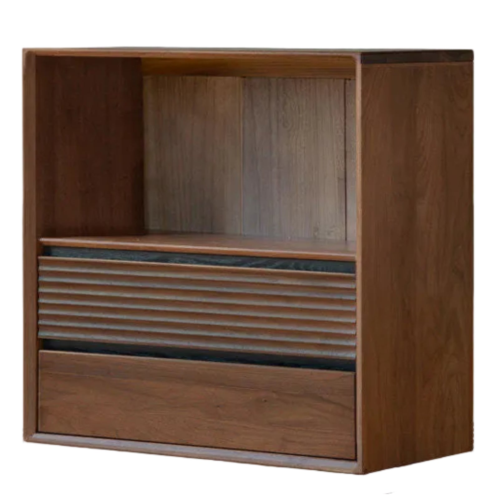 Sandalwood, Oak, Black Walnut, White Ash Solid Wood Light Luxury Style Module Bookcase