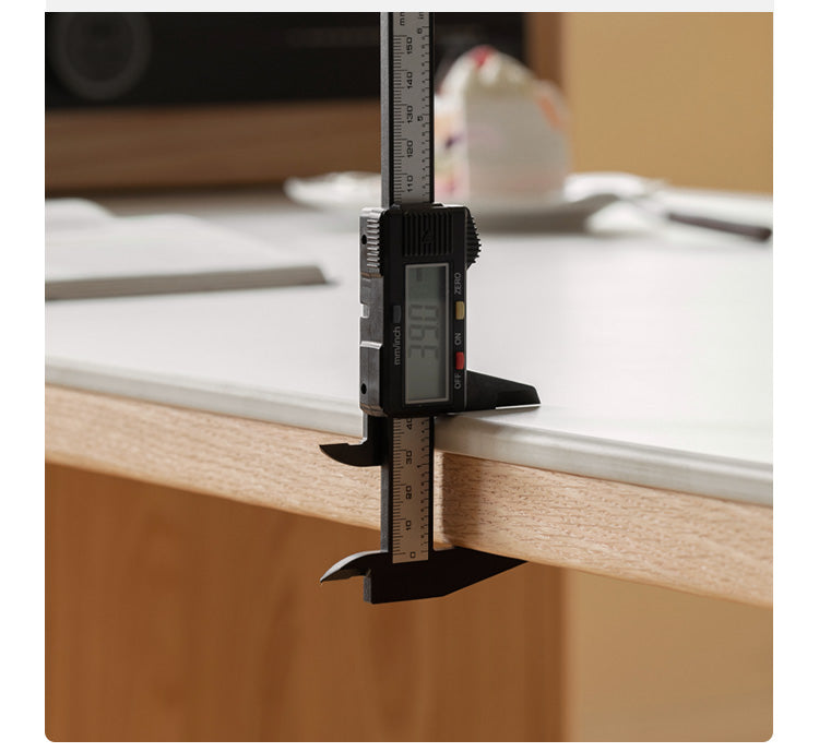 Oak Solid Wood Island + Table Integrated Retractable Rock Board