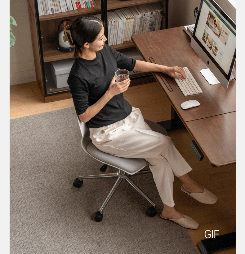 Fabric Adjustable And Casual Office Chair