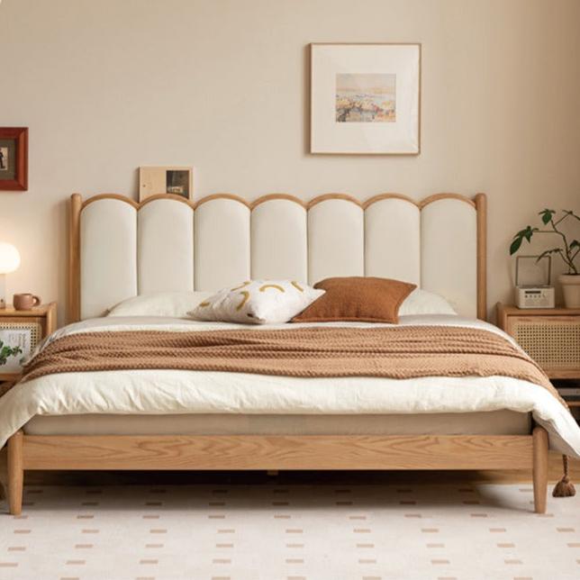 Beech, Oak Solid Wood Dream House Soft Bed