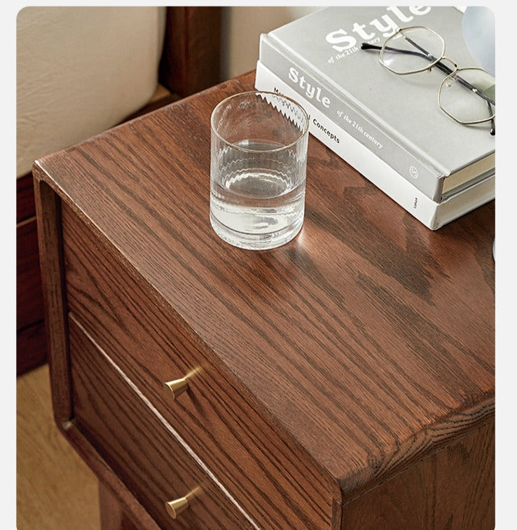 Night stand Oak solid wood Nordic"