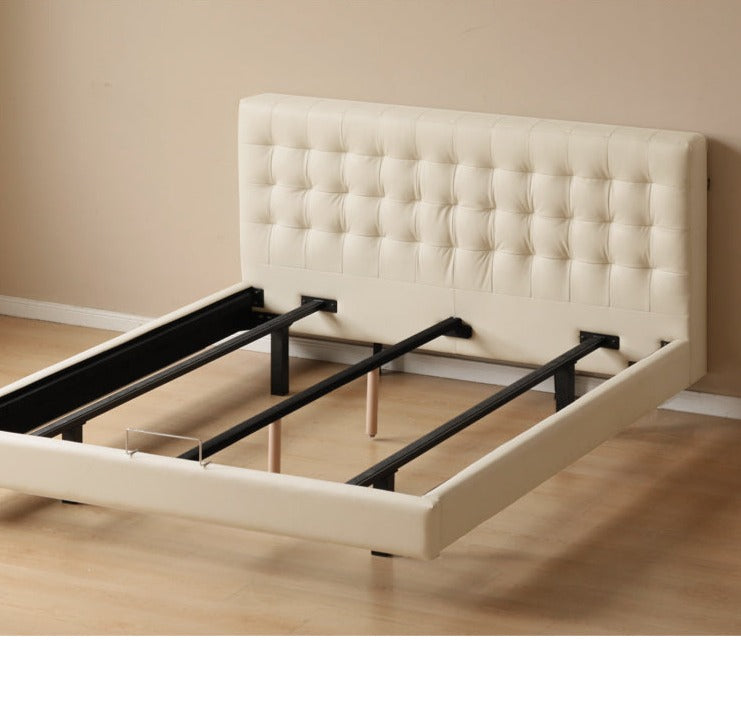Suspended Organic Leather Bed, Genuine Leather Bed