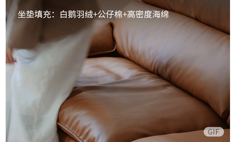 Fabric High Back Straight Sofa Modern.