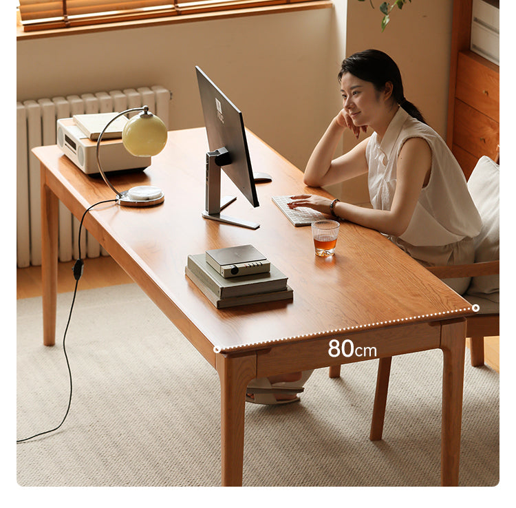 Cherry Solid Wood Large Office Table