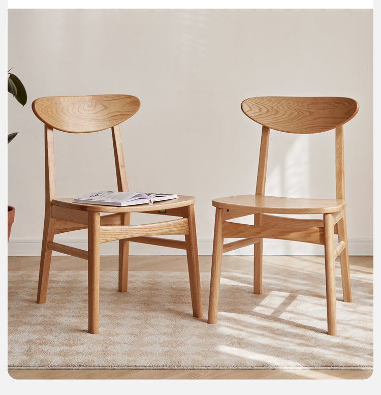 4 pcs set Ash, Oak, Beech Solid Wood - Dining Chair
