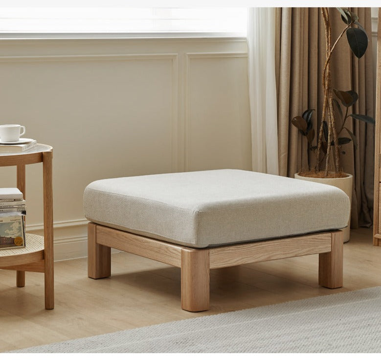 Oak Solid Wood Sectional Sofa-two colors available
