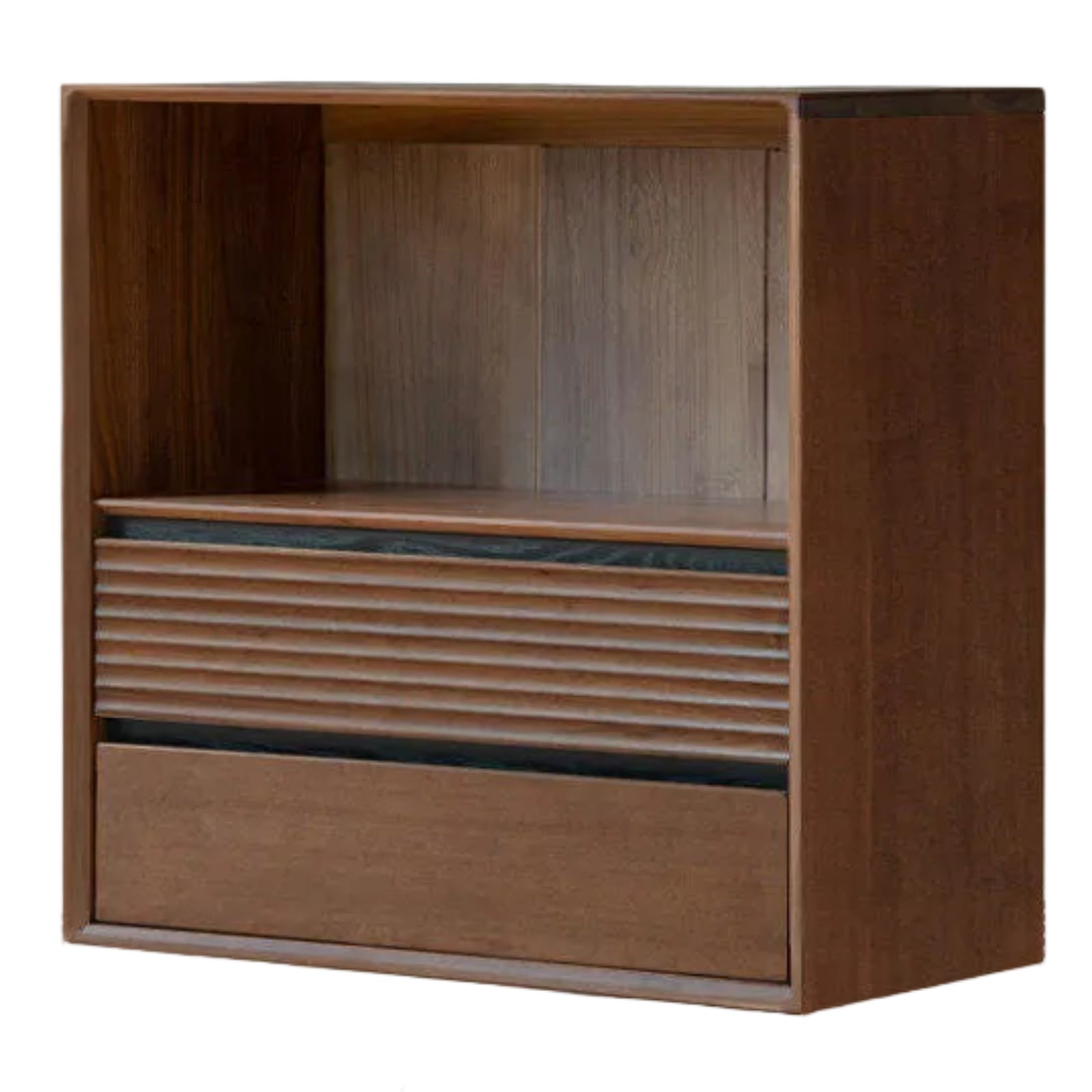 Sandalwood, Oak, Black Walnut, White Ash Solid Wood Light Luxury Style Module Bookcase