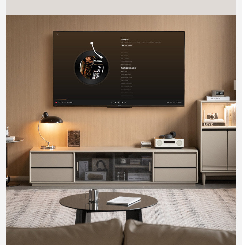 Tulipwood Solid Wood Modern Minimalist Floor Standing TV Stand