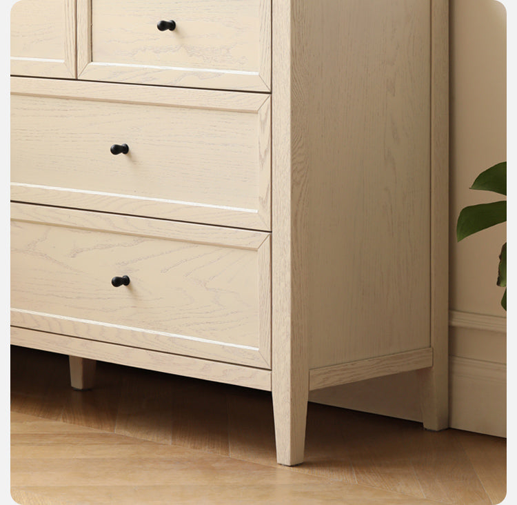 Oak Solid Wood American Style Chest of Drawers